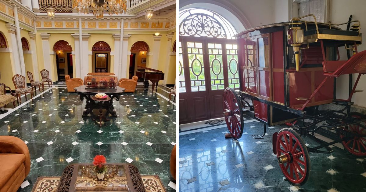 The Cossimbazar Palace of the Roys (Rajbari) has been restored to its former glory and is now a plush heritage hotel 