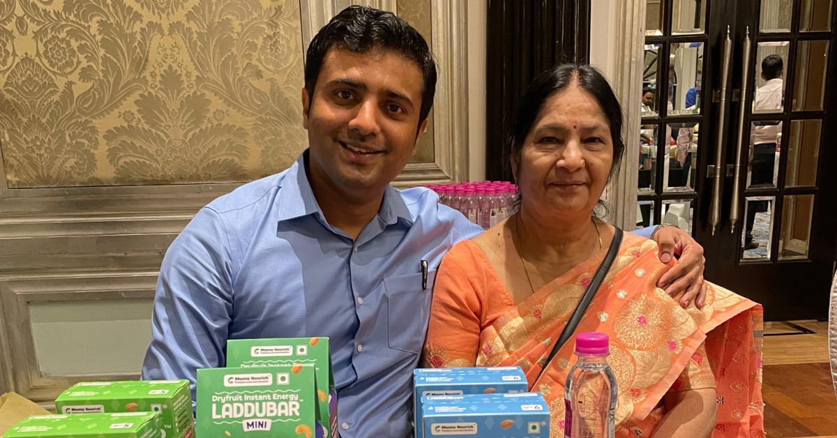 Usha runs ‘Mama Nourish’ along with her son Yash and his friend Kunal Goel.