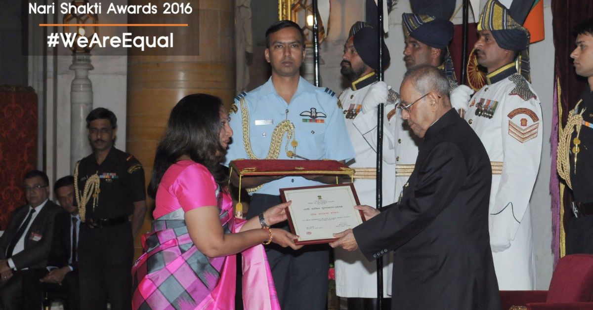 Dr Kalpana Sankar was the recipient of the Nari Shakti Puraskar in 2016