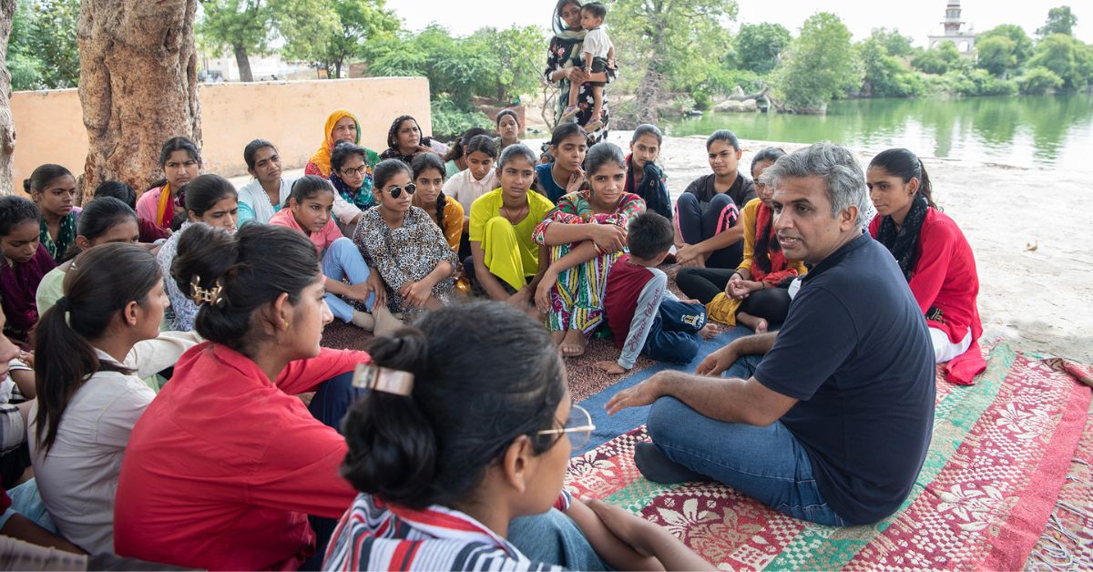 Sunil Jaglan spoke to women about their concerns regarding female foeticide, dowry, harassment and domestic violence