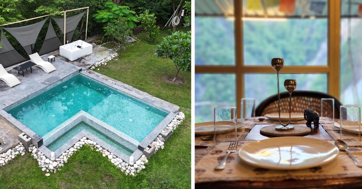 Luxury blends seamlessly with sustainability at the homestay in Rishikesh