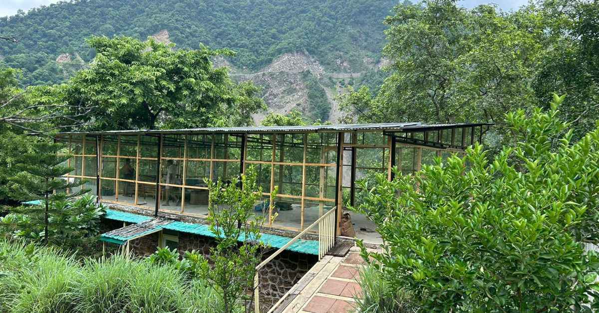 The glorious view of the River Ganges along with surrounding fruit forests planted by Depi compensates for the long route to reach the homestay