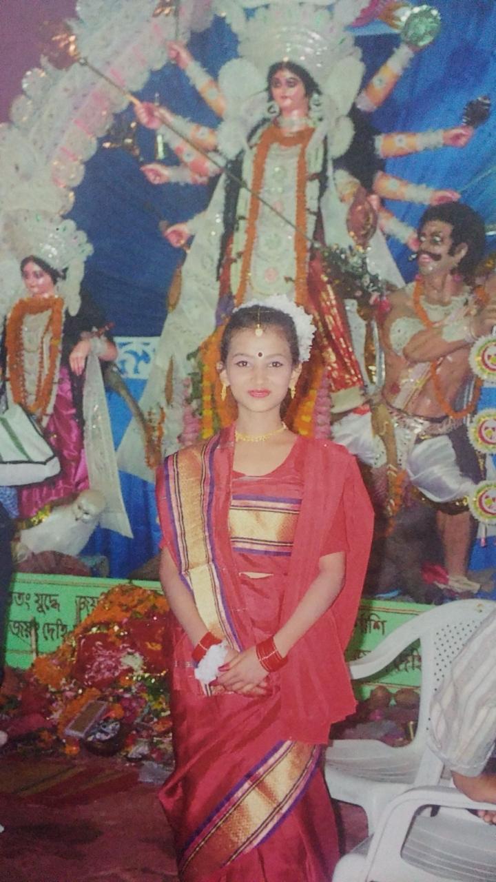 Priyatama as a young girl