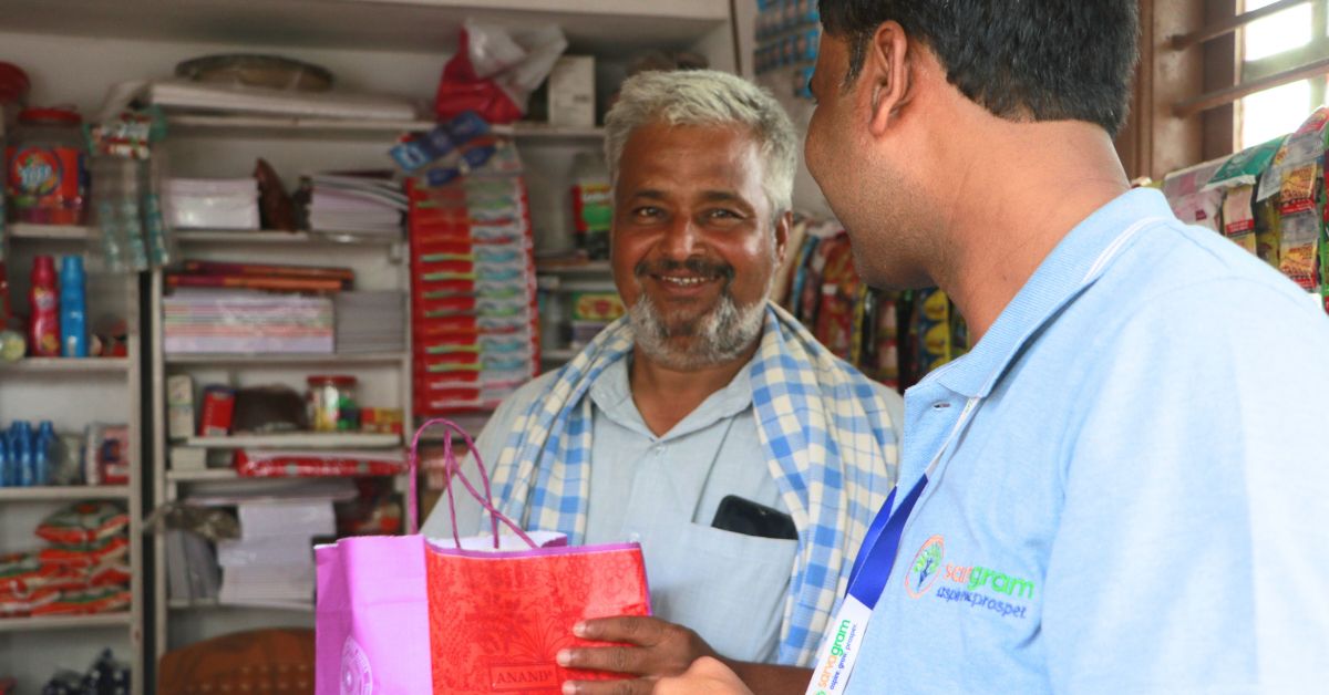 By integrating UPI into his business operations, Ishwargowda Basavanagowda Patil is able to carry out seamless operations at his kirana shop in Hubbali, Karnataka