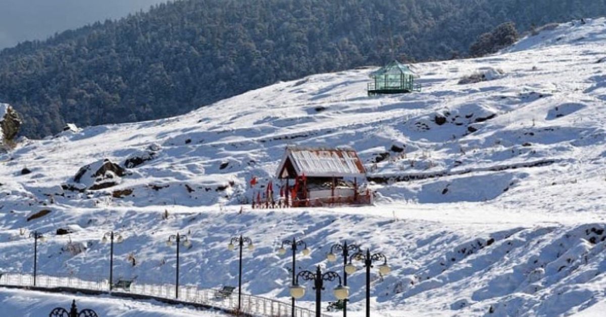 Auli in Uttarakhand is a great spot for skiing, 