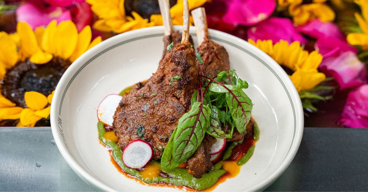 The dish 'Ammi's Lamb Chops' is served at Bungalow and is quite a hit with the restaurant's patrons  