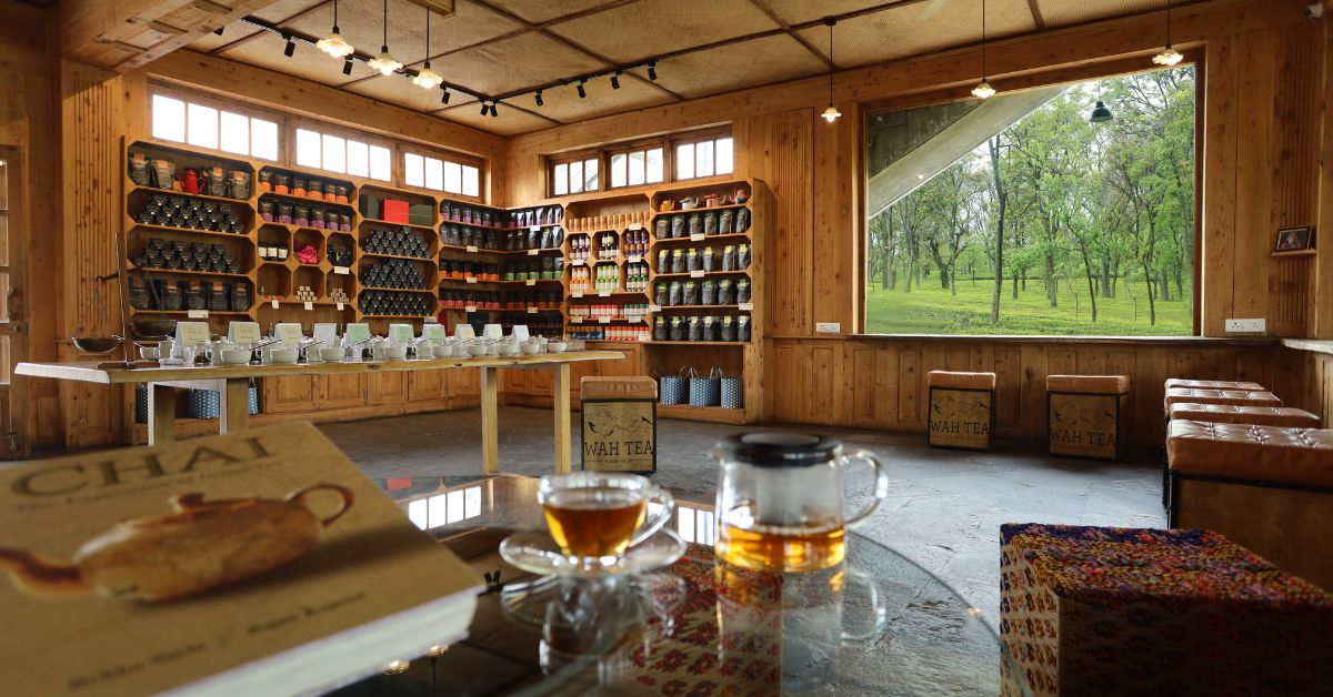 The tea tasting room at Wah features over 20 different varieties of tea, each with its own unique aesthetic and taste 