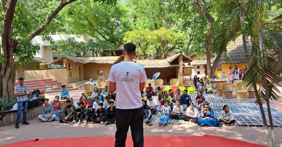 Sandy Khanda conducts workshops on menstrual health as part of Periods of Pride