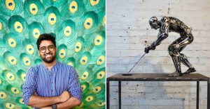 Indore’s Deval Verma Turns Scrap Metal Into Global Art, Championing Sustainability