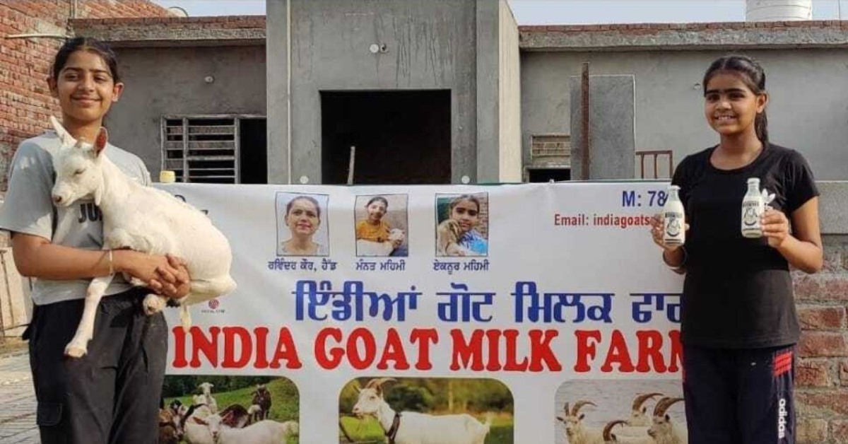 Dengue & Jaundice Drove These Teen Sisters To Build a Successful Goat Milk Business in Punjab