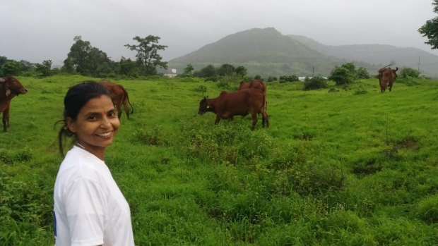 Jyoti believes in humane and ethical treatment of cows.