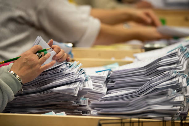 The counting of votes begin with the counting of post ballots