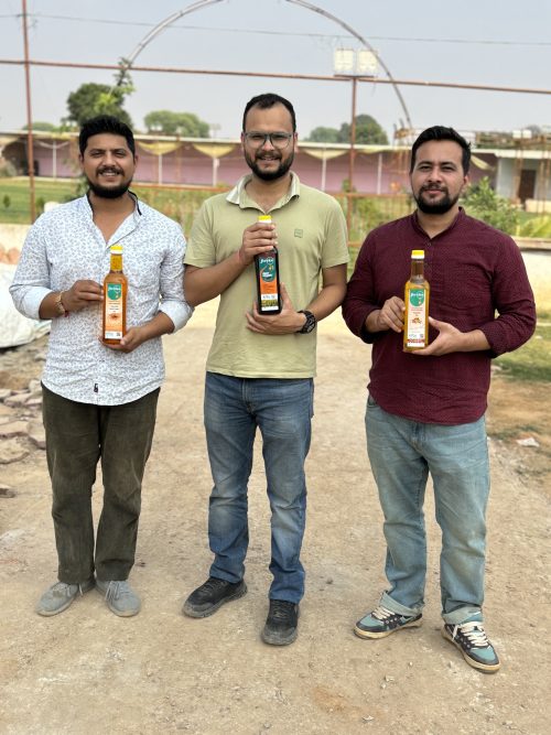 Satyam Bhandari, Rohit Negi, and Mohit Rana launched Foreka to help farmers in Rajasthan earn their livelihood