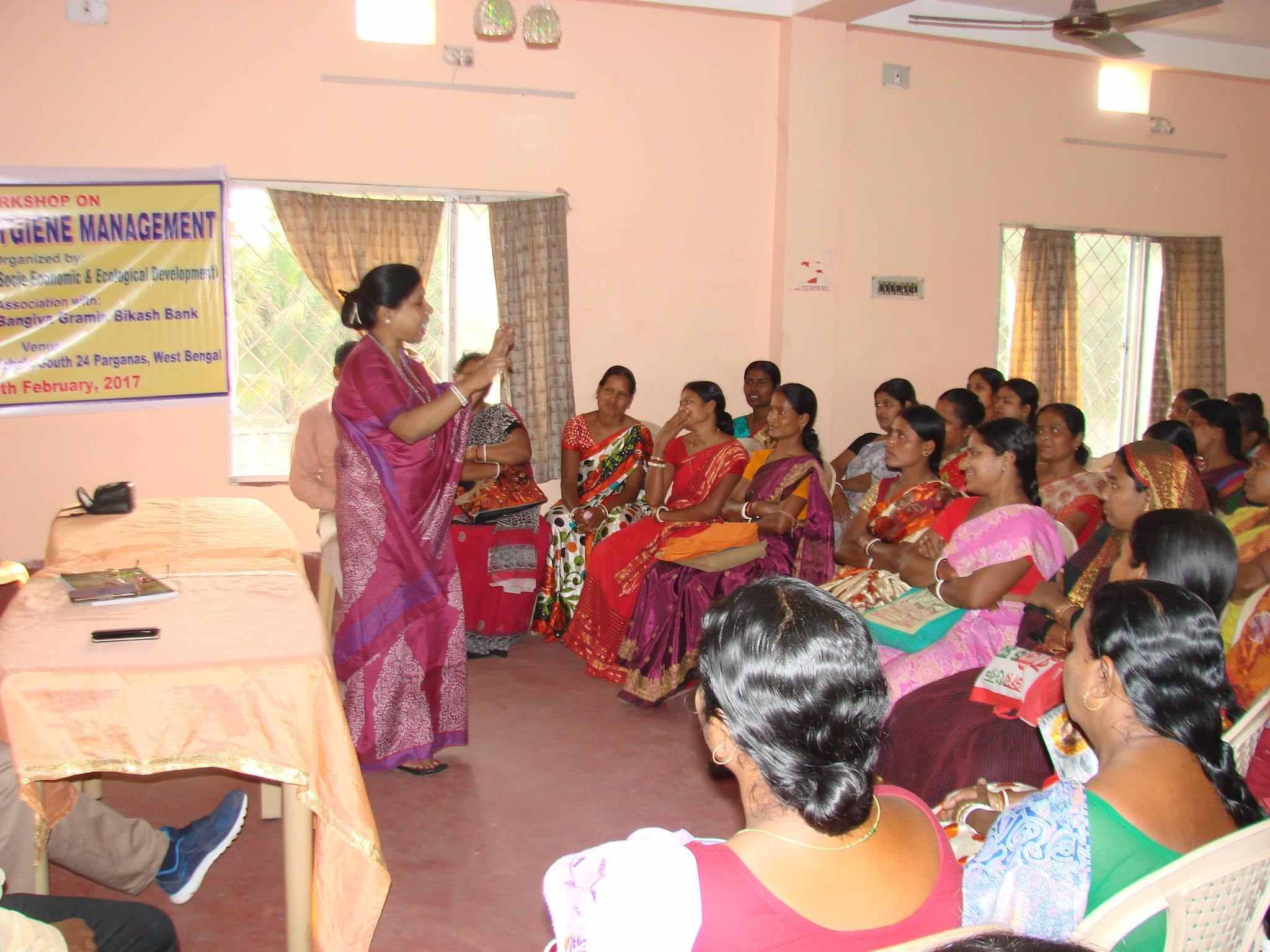 SEED focused on conducting workshops and awareness programmes on a fortnightly basis around menstrual health management, which was an eye-opener for rural women.