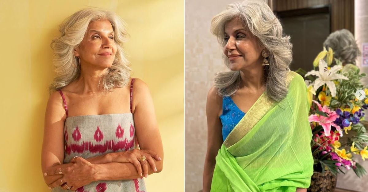 Mukta chose to embrace her natural grey hair, defying societal norms that equate ageing with a loss of vitality and beauty.