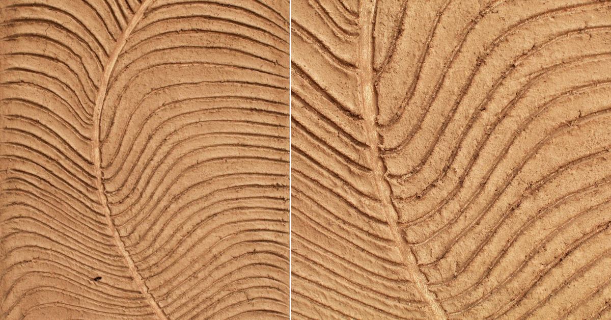 Close-ups of a wavy sand pattern, showcasing intricate designs created from soil and natural materials.