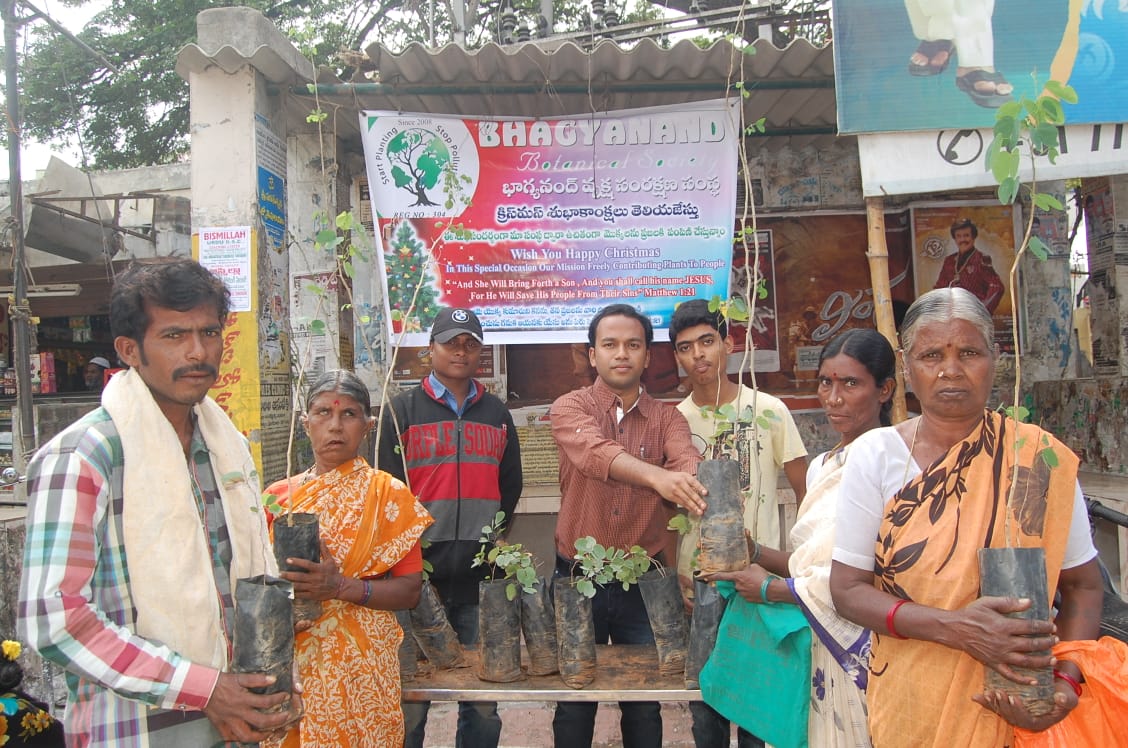 Dr Praveen, founder of Bhagyanand Botanical Society, inspires the people of Chittoor to plant more trees and nurture a greener environment