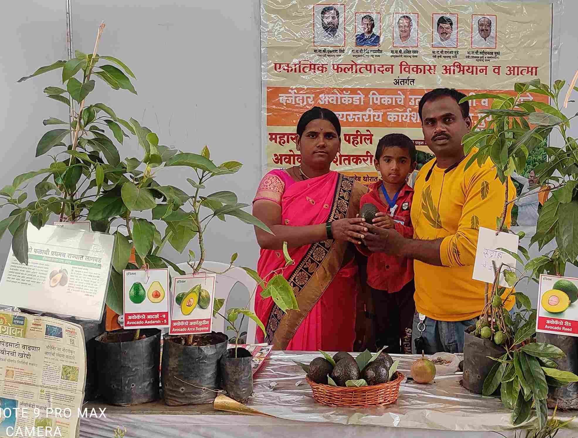 He sells his avocados via local markets in Beed and Pune