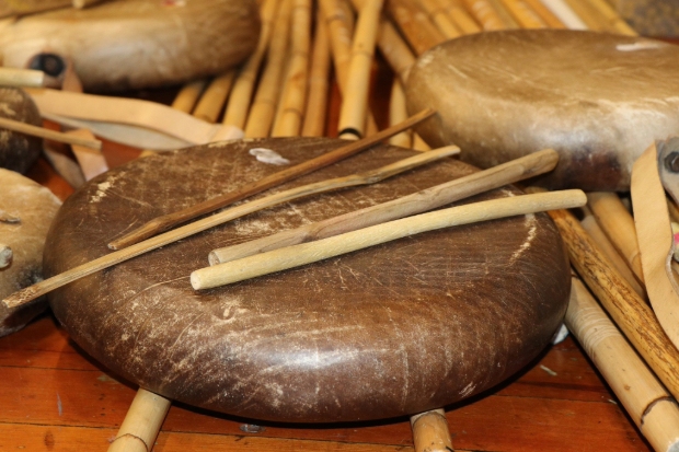 Parai, the percussion instrument is made out of animal skin.