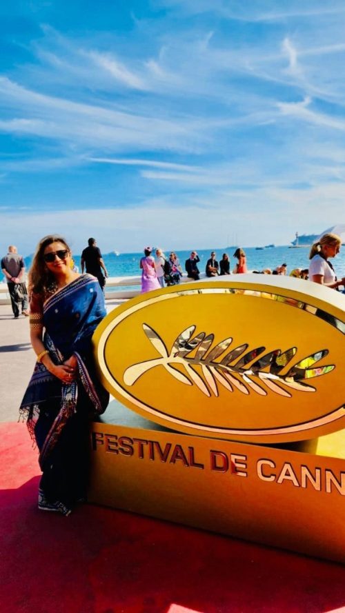 Indira at the 77th Cannes Film Festival’s Marché du Film