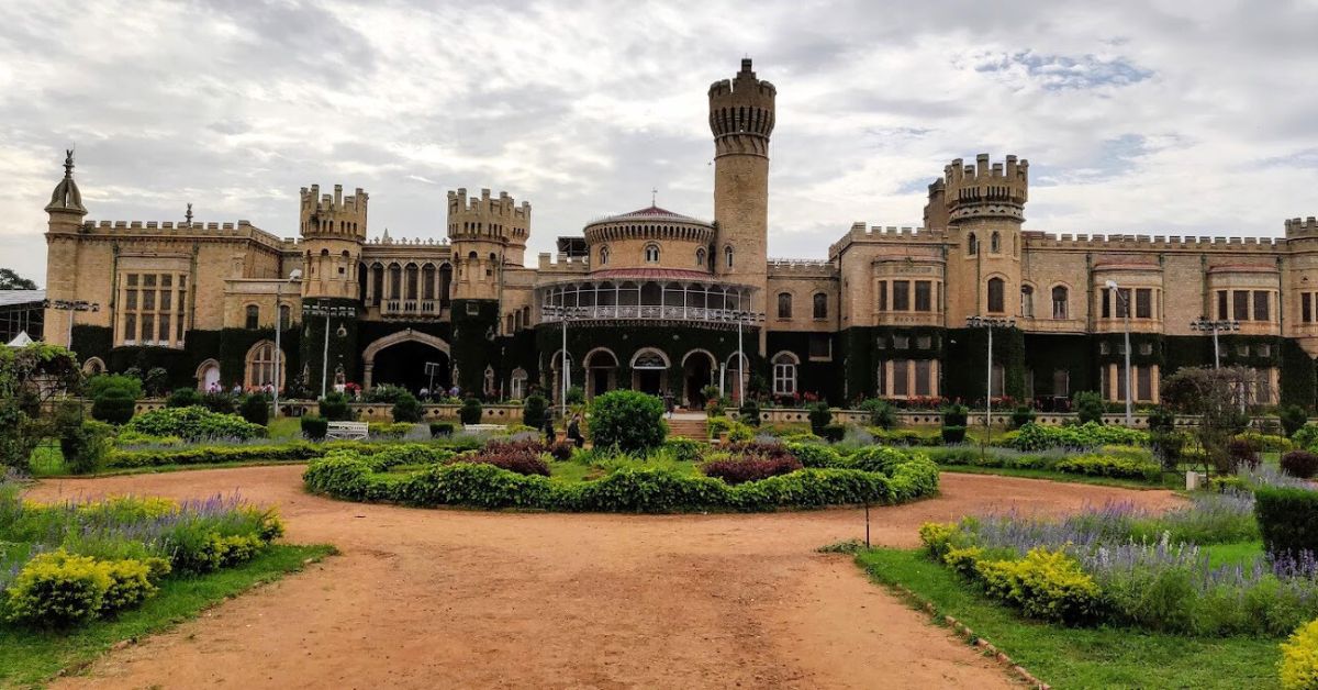 The Bangalore Palace was designed by a high school principal Rev Garett in 1878,