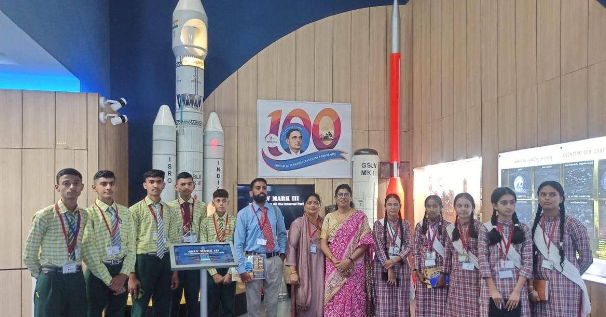 This year, 10 school students from Bilaspur were taken to the Space Applications Centre (SAC), Ahmedabad.