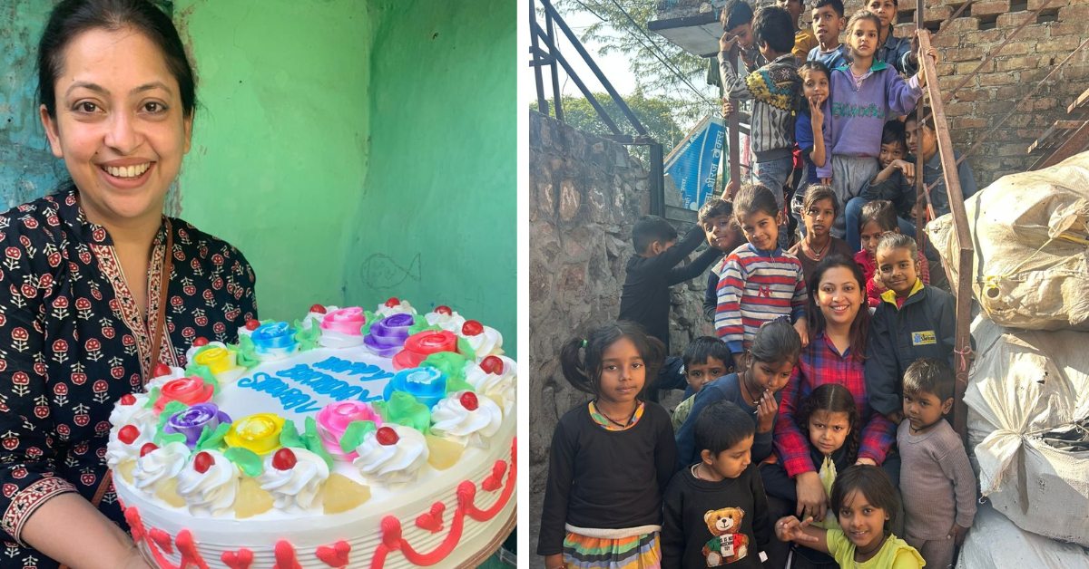 Meet The ‘Cake Wali Aunty’ Ensuring Kids In Delhi Slum Get To Celebrate Their B’Day