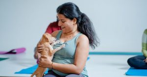 How a Yoga Class With Dogs Is Helping Strays Find Homes