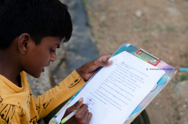 Spoken English classes has helped the children to converse better