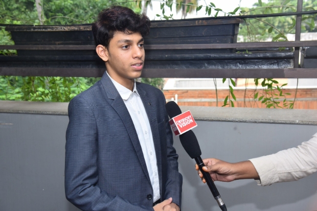 Akram in a press interview