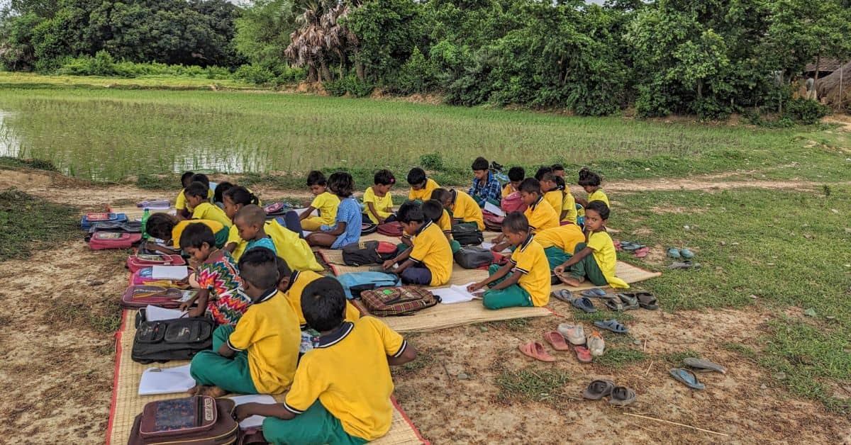 Angshuman Thakur started the open-air school in 2021.