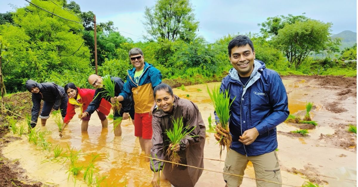 Anirudha and Sucheta frequently host guests at Anant Farms.