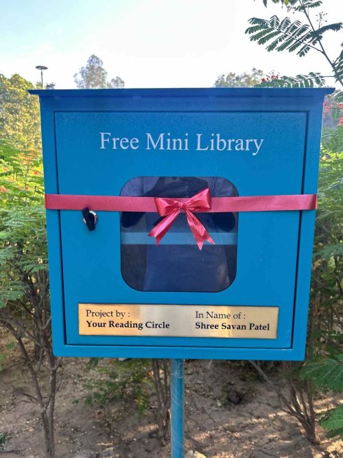 The mini public libraries are free for all