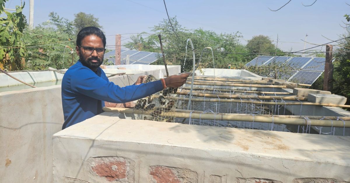 Narendra has trained over 200 individuals including Aditya, in freshwater pearl farming.