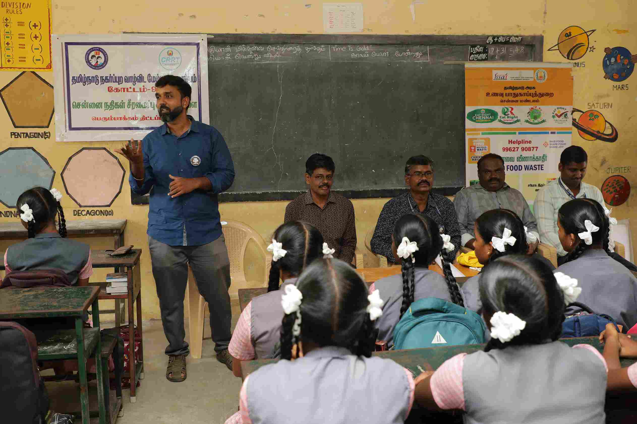 No Food Waste Chennai has established partnerships with different schools and colleges