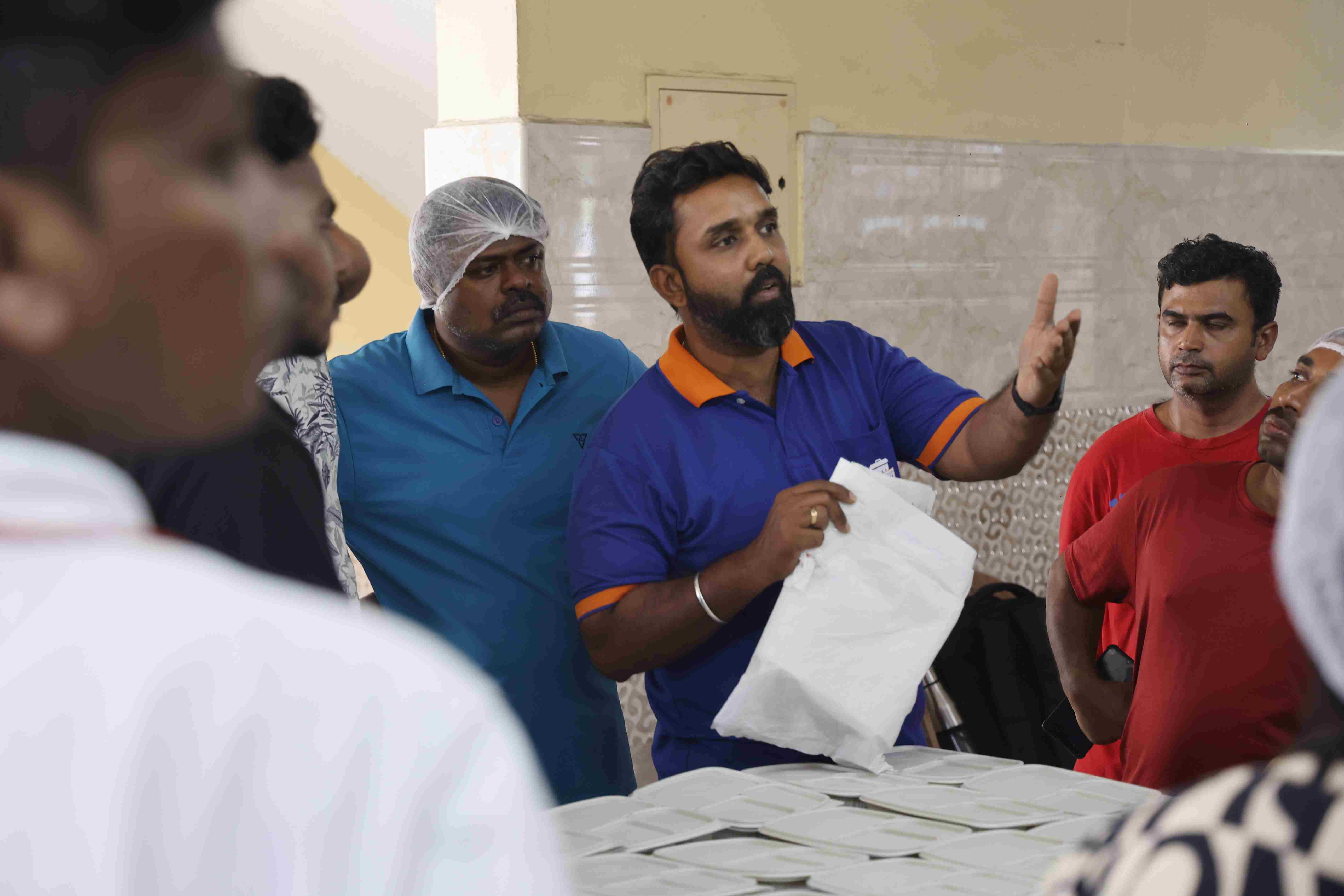 Arun Kumar, the regional director, helps No Food Waste to operate in Chennai since 2018