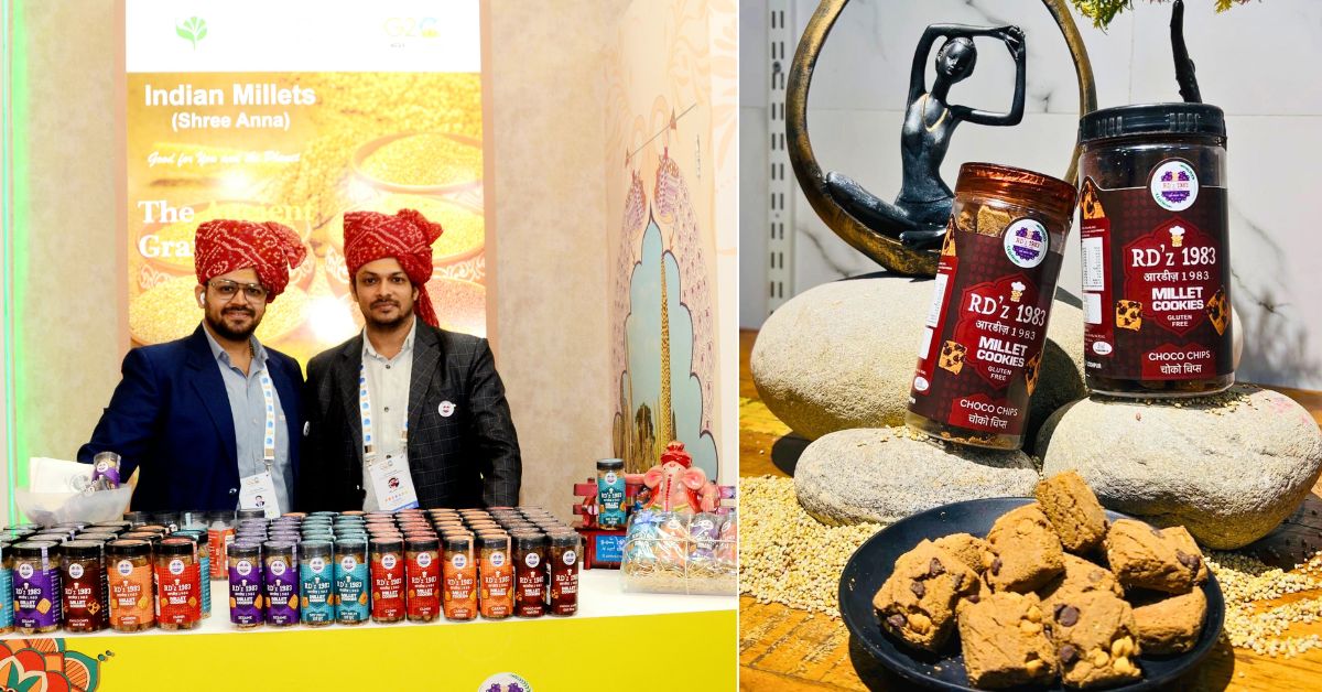 Amit and his brother Sumit sell a wide range of millet products like cookies, brownies, cakes.