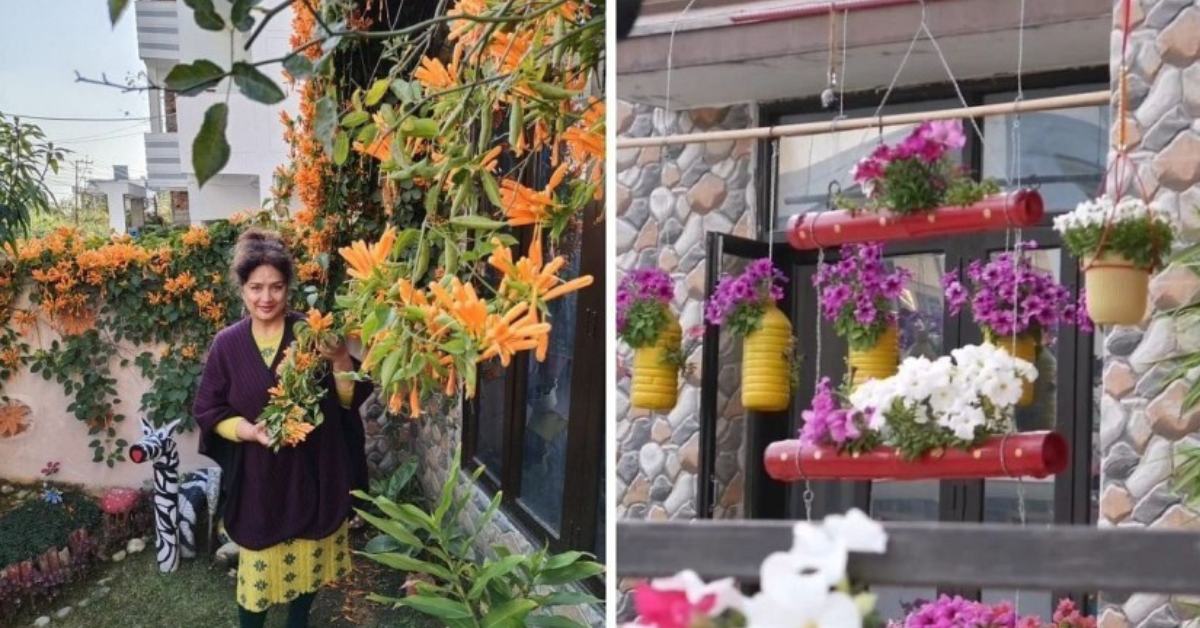 Watch: Dehradun Woman Builds Stunning Garden At Home, Without Training!