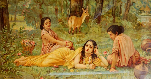 Raja Ravi Verma's paintings have always depicted South Indian women in the European academy art style.