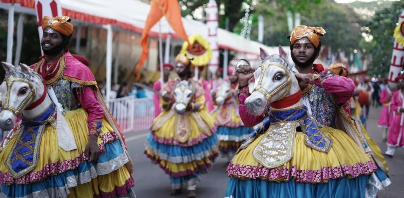 Shigmo, a Holi festival combines the joy of colours with traditional Goan folk music and dance