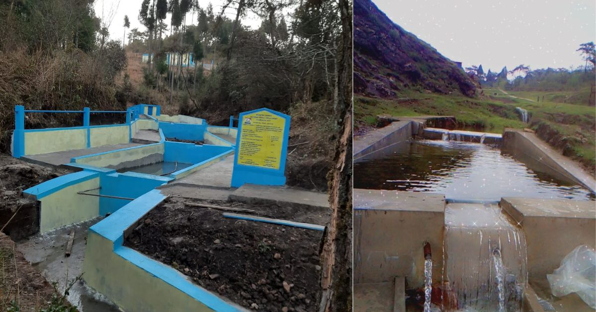 Lakmen Mary led initiatives to construct water assets such as check dams and water storage tanks.