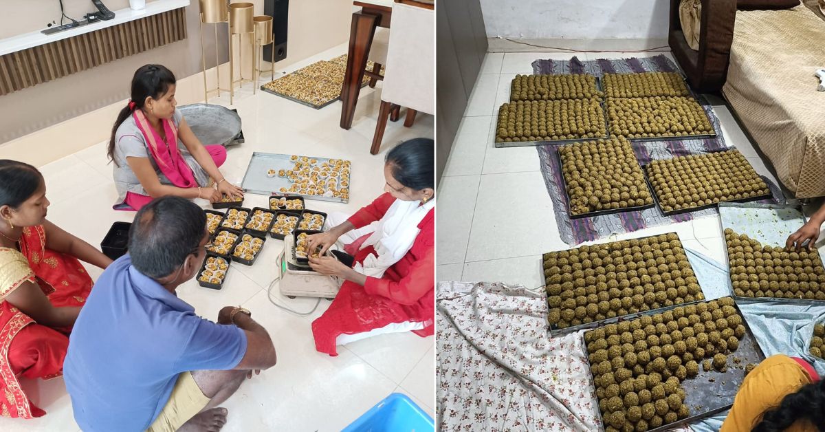 Every day, the malnourished children are given millet bars and ragi laddoos at the anganwadis. 