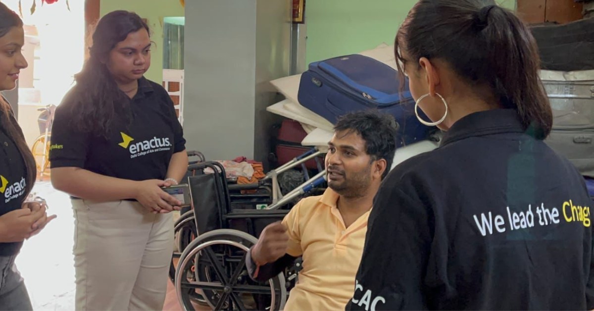 About 25–30 people with disabilities are directly involved in making the clothes