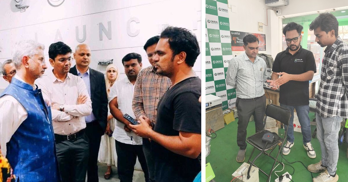 Shubham conducts demonstrations of the EV Doctor for dealers so they know the benefits