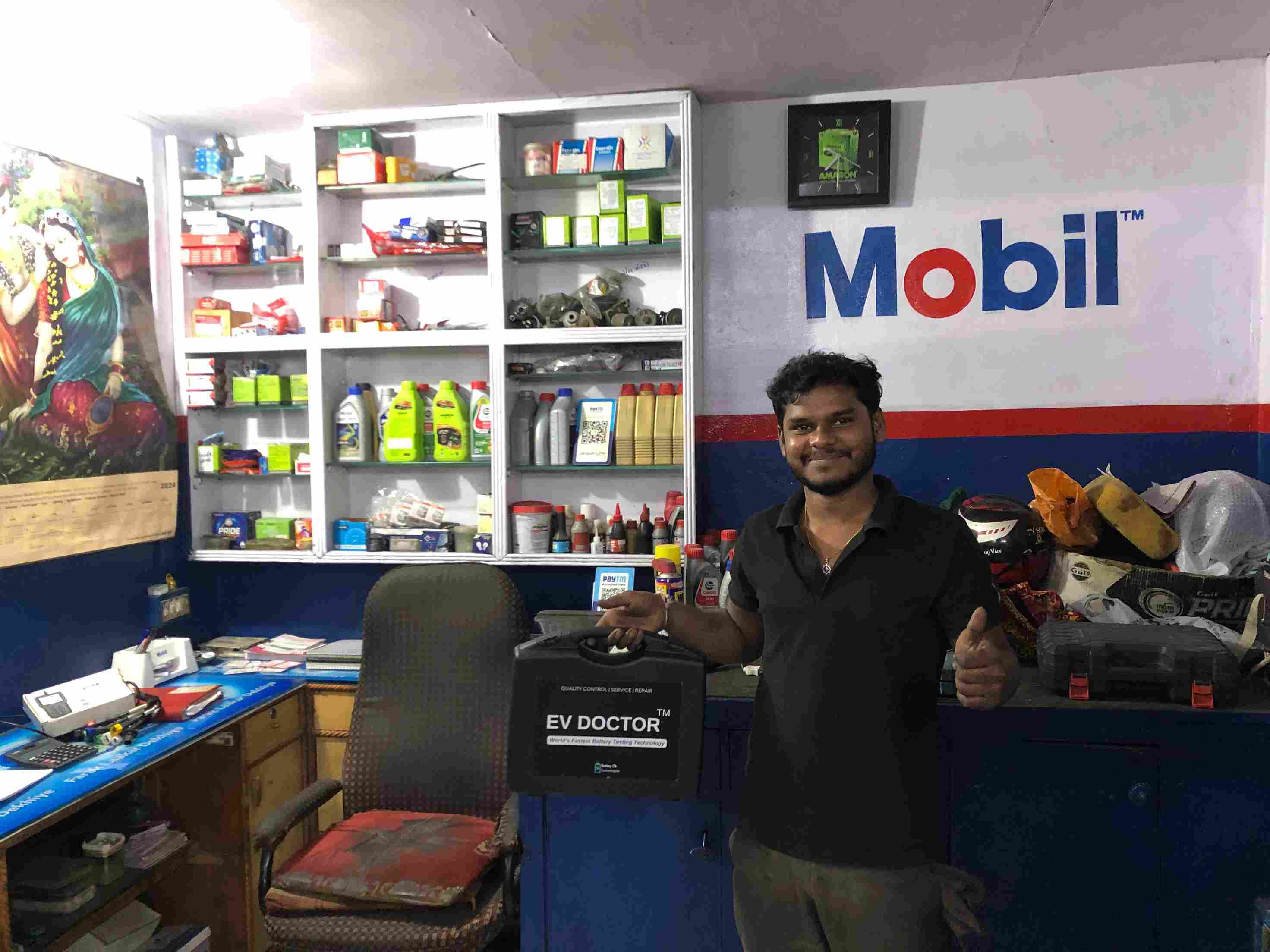 EV Doctor helps to check the health and performance of the batteries within 15 minutes