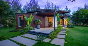 Watch: You’d Never Guess This Modern Home Was Once a Shipping Container