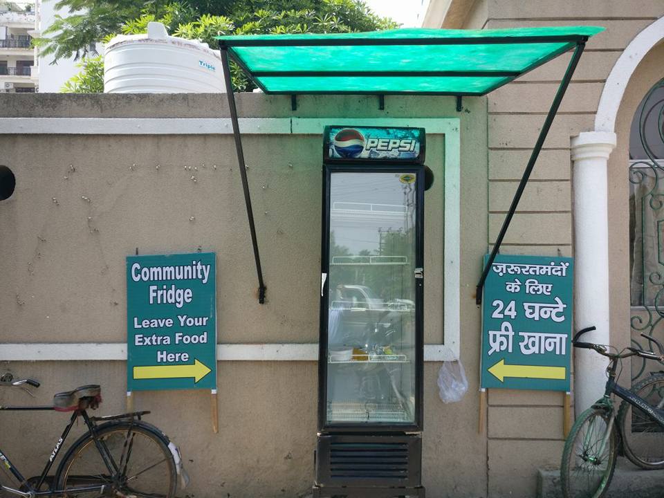 Sharing shelves in Gurgaon is 'fridging the gap' for those in need, one meal at a time.