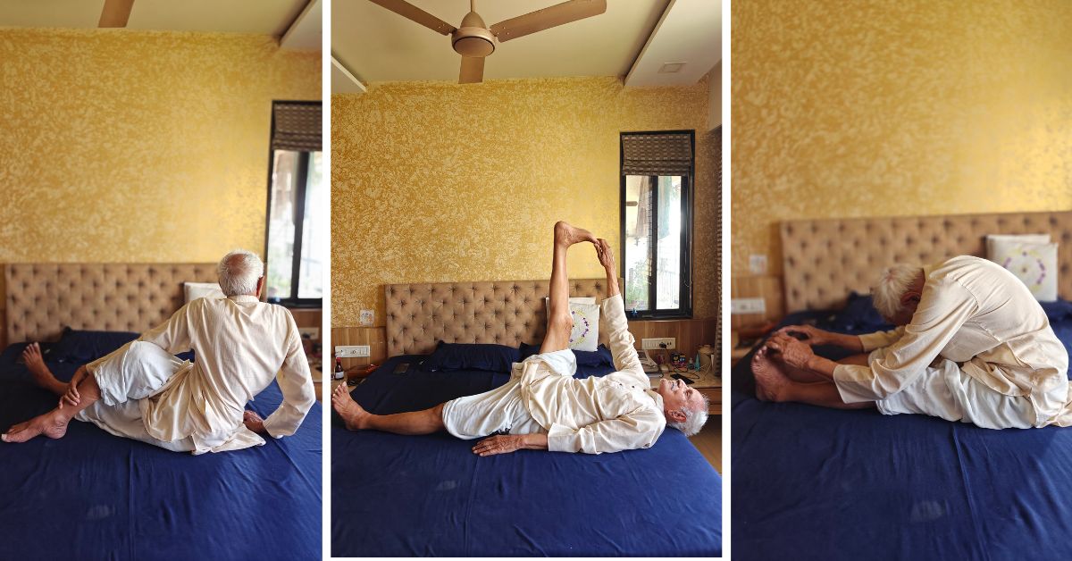 Dr Bankey Lal Sharma prides himself on his flexibility, suggesting that mental resilience is the key 