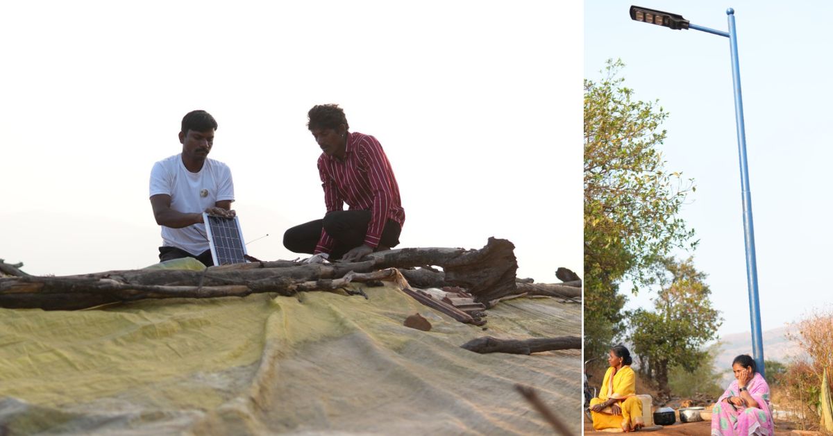 Thanks to solar power, families now use light bulbs and fans and can charge their mobile phones. 