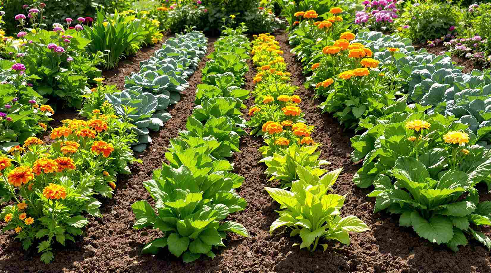 Farmers across India have been pairing plants like leafy vegetables with flower plants, letting them support each other.